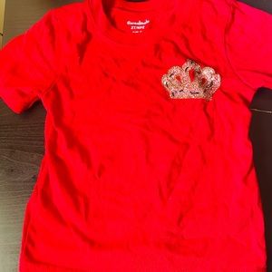 Toddler Girls red top.